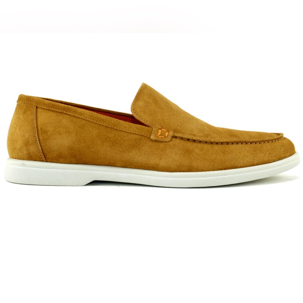 Alan Payne Rio Suede Khaki Loafers 11 D